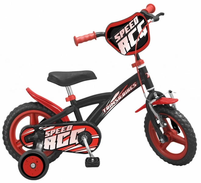 Bicicletta per bambini Toimsa Speed nero/rosso 12 pollici