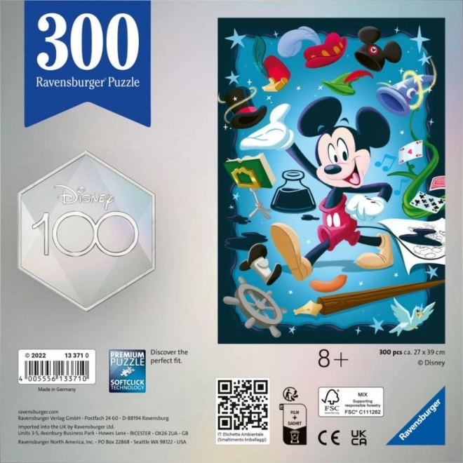 Puzzle Disney 100 Anni: Mickey 300 Pezzi