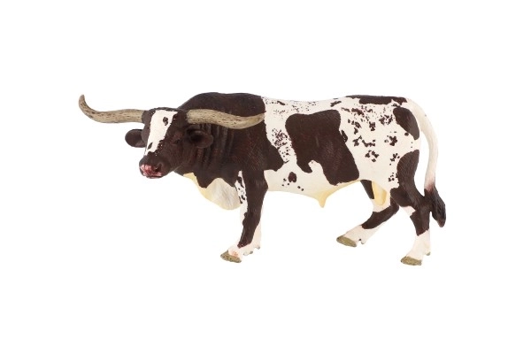 Bovino longhorn del Texas in plastica 15cm