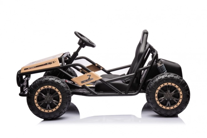 Auto elettrico per bambini buggy Khaki 24V