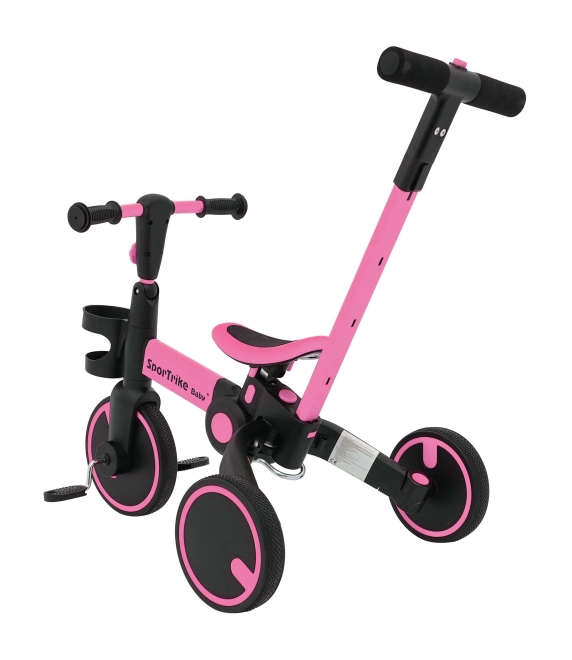 Bicicletta Happy Bike 3in1 Sportrike Rosa