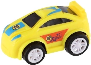 Sfera a sorpresa con auto in plastica 5 cm a retrocarica