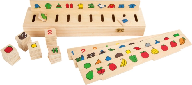 Inserto motorico in legno per classificazione Small Foot