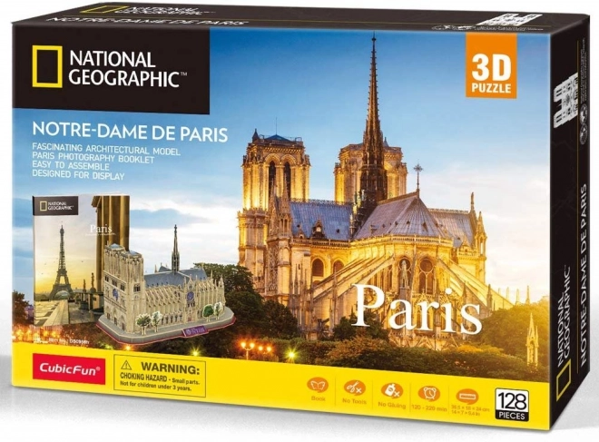 Puzzle 3D Cattedrale di Notre Dame National Geographic