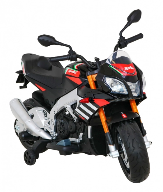 Moto a batteria per bambini Aprilia Tuono V4 nero