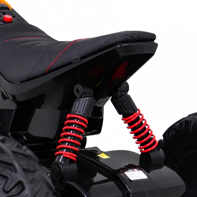 Quad Lucky Seven a batteria nero + ruote EVA + avvio lento + LED + MP3 USB