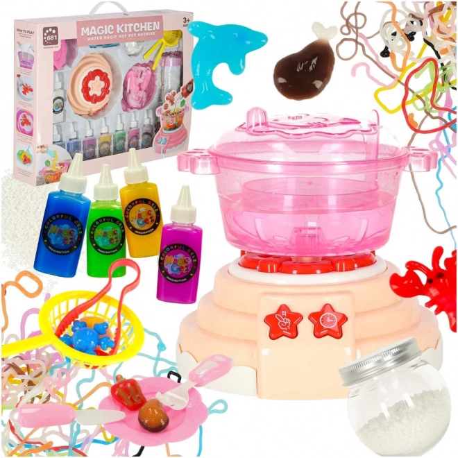 Gel 3D cristallini – Cucina Magica, set creativo da 62 pezzi, color albicocca