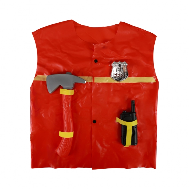 Gilet da pompiere per bambini con accessori