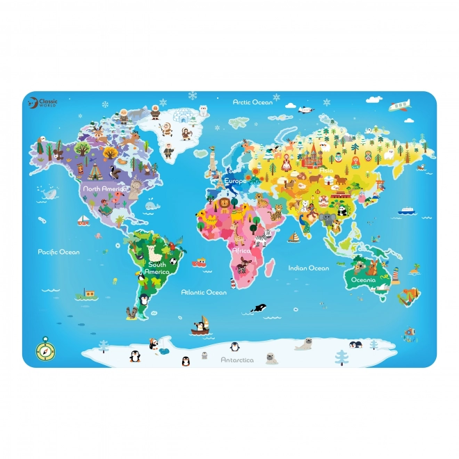 Puzzle Mappa del Mondo Classic World