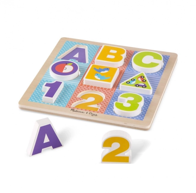 Puzzle ABC in Legno