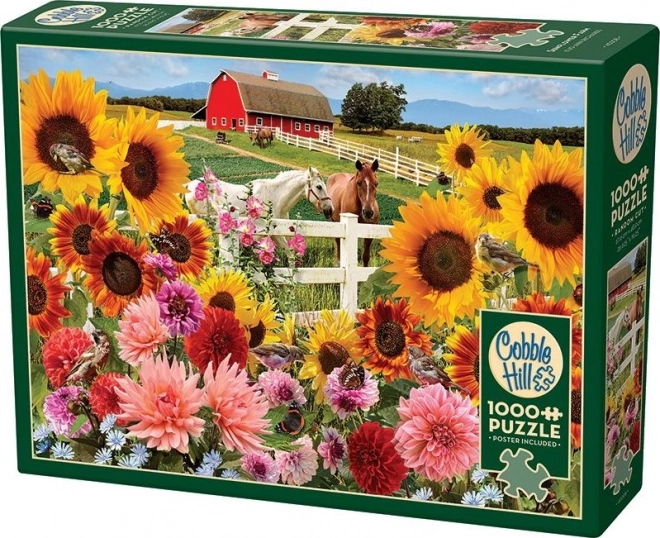 Puzzle Fattoria di Girasoli 1000 Pezzi