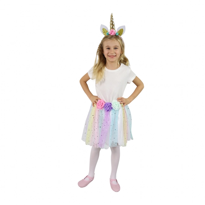 Completo Costume Unicorno con Tutu