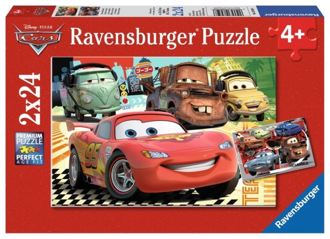 Ravensburger Puzzle Cars 2: Avventura in Europa 2x24 pezzi