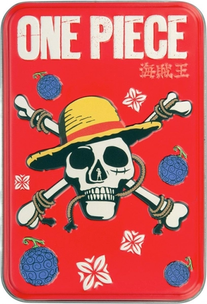 Carte da gioco One Piece in scatola di latta