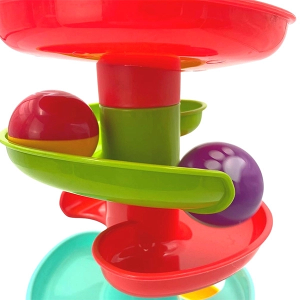 Torre Spiral WOOPIE per Bambini con Set di Piste per Palline