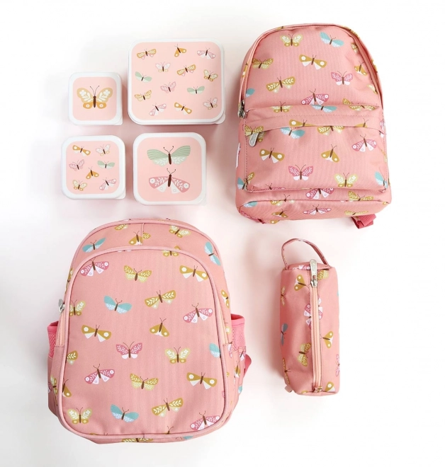 Zaino piccolo per bambini di A Little Lovely Company – Farfalle