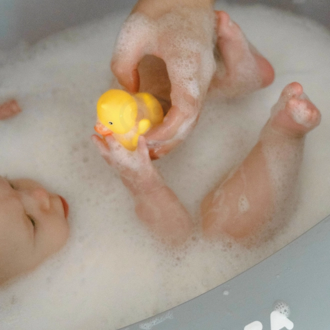 Set bagnetti per bambini con bicchiere, anatra e dispenser sapone