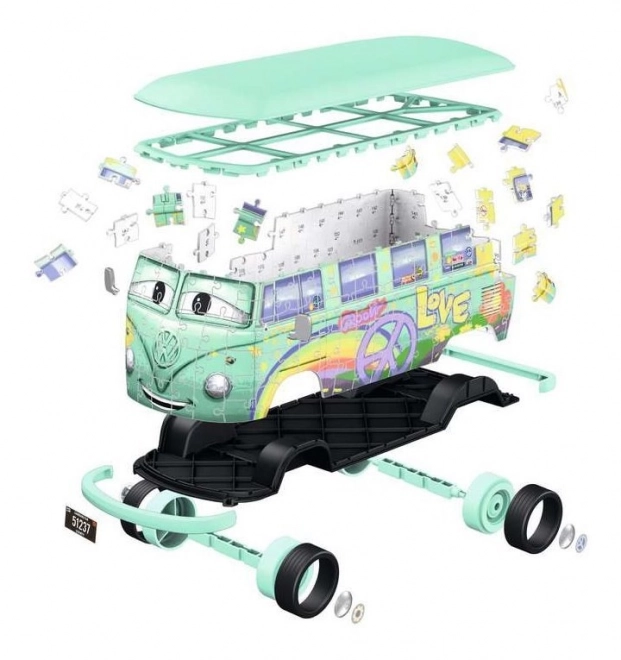 Puzzle 3D Autobus Fillmore di CARS by Ravensburger