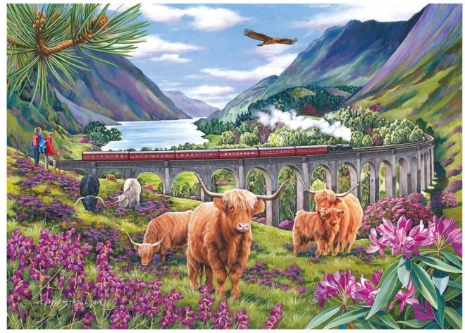 Puzzle Glenfinanská dame 1000 pezzi