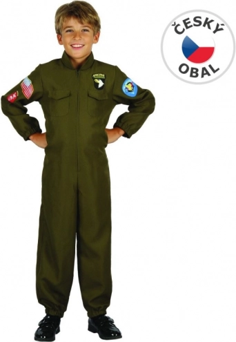 Costume di carnevale da pilota militare per bambini