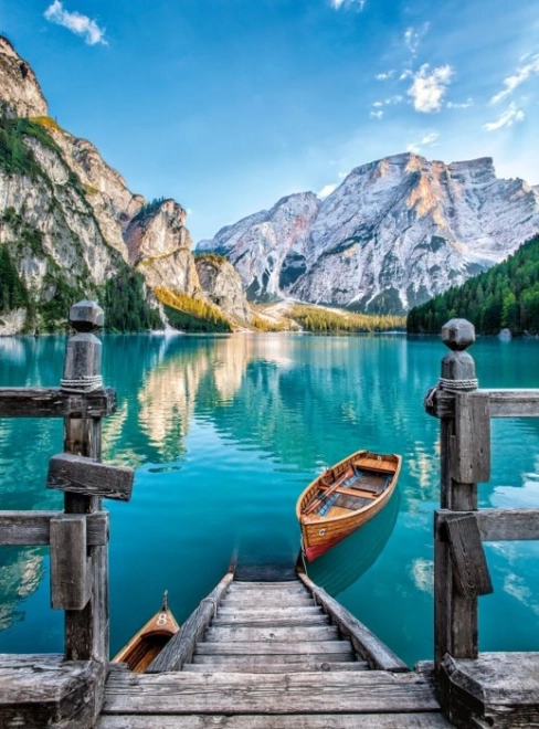 Puzzle Clementoni Lago di Braies, Italia 500 Pezzi