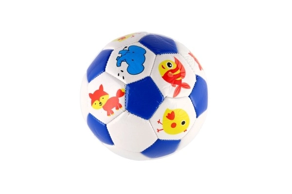 Palla Da Calcio Piccola Junior Gonfiato Cucito Pelle 15cm