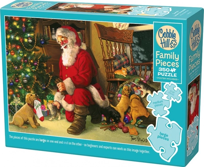 Puzzle famiglia Babbo Natale 350 pezzi