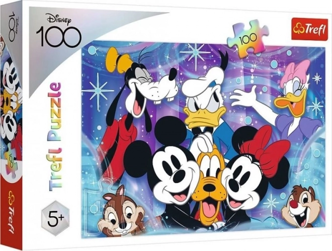 Puzzle Disney 100 anni: Divertimento nel mondo Disney 100 pezzi