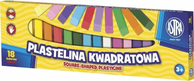 ASTRA Plastilina rettangolare 18 colori