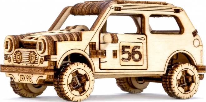 Puzzle 3D in Legno - Modello Auto da Rally