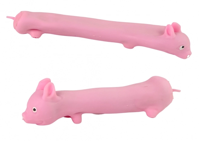 Giocattolo elastico rosa squishy maiale