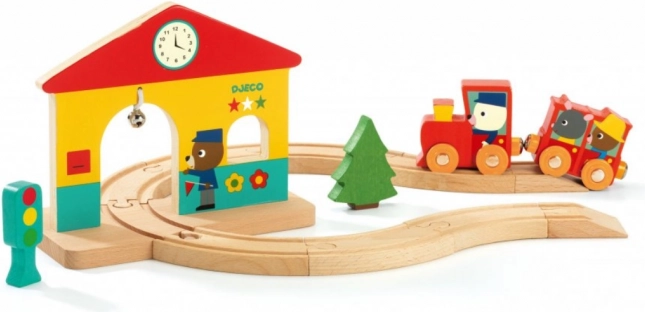 Ferrovia in legno Djeco