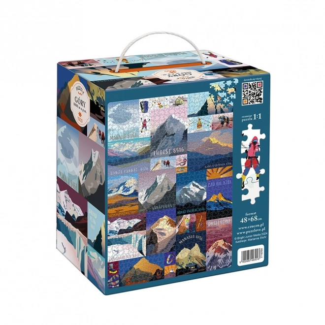 Puzzle 1000 pezzi Puzzlove - Montagne 8000 m s.l.m.