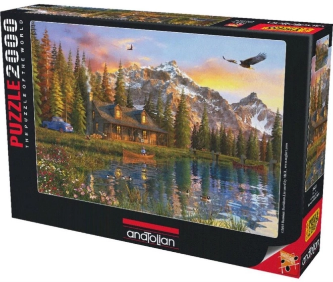 Puzzle Casa Sul Lago 2000 Pezzi