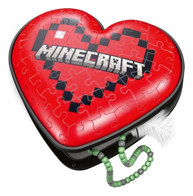 Puzzle 3D Cuore Minecraft