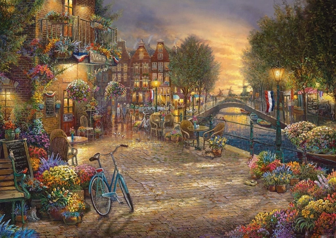 Puzzle paesaggio Amsterdam 1000 pezzi