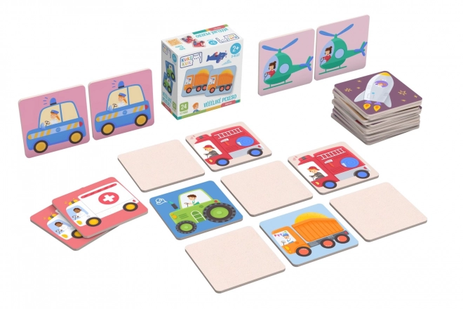 Grandi Carte Memory Trasporto per Bambini