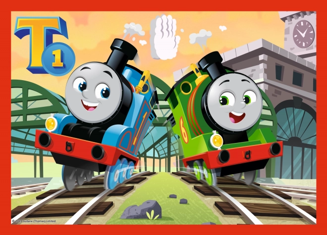 Puzzle 4 in 1 Thomas la Locomotiva