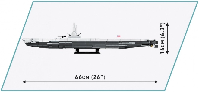 Modello Dettagliato del Sottomarino USS Tang