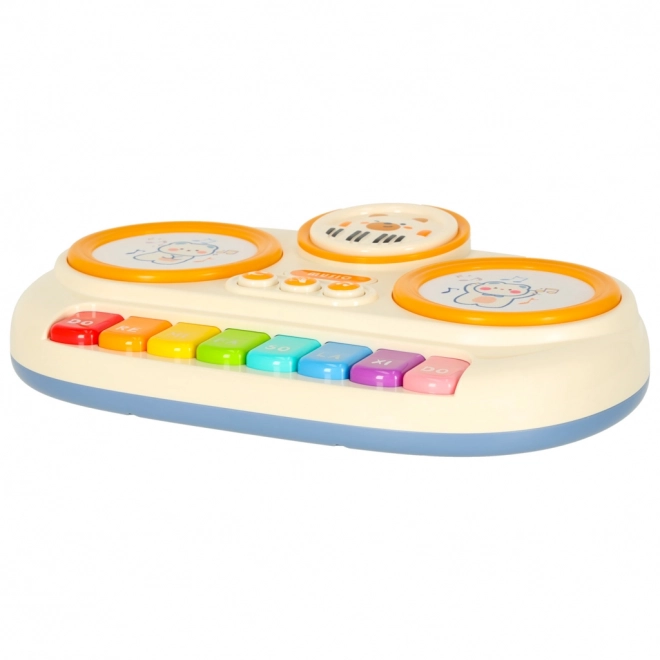 Pianoforte interattivo per bambini organo educativo beige