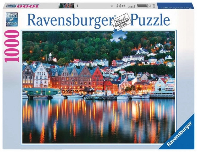 Puzzle Ravensburger Bergen Norvegia 1000 pezzi