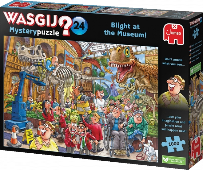 Puzzle Jumbo WASGIJ Mystery 24: Catastrofe al museo! 1000 pezzi