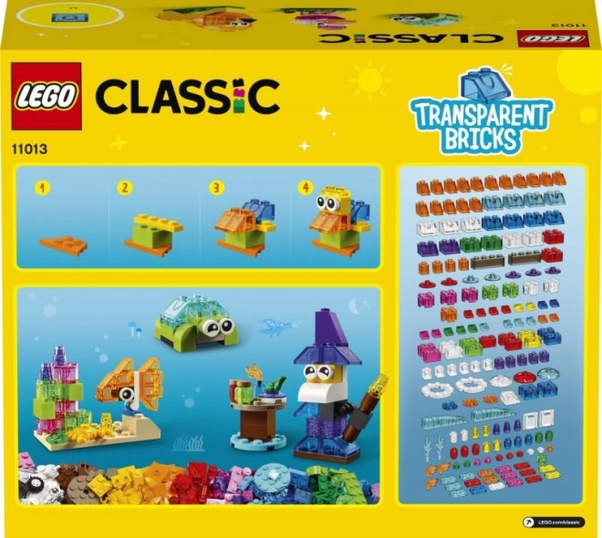 Lego Classic Blocchi Creativi Trasparenti