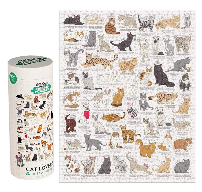 Puzzle degli amanti dei gatti 1000 pezzi