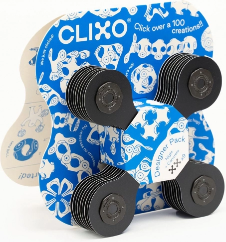 Set Designer Clixo - Blocchi Magnetici Neri