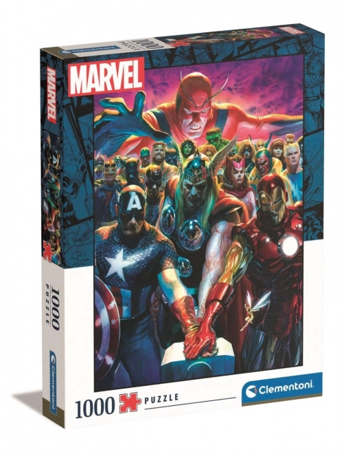 Puzzle 1000 pezzi Avengers HQ Clementoni