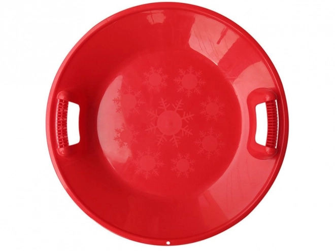 Grande slitta rotonda in plastica 62cm