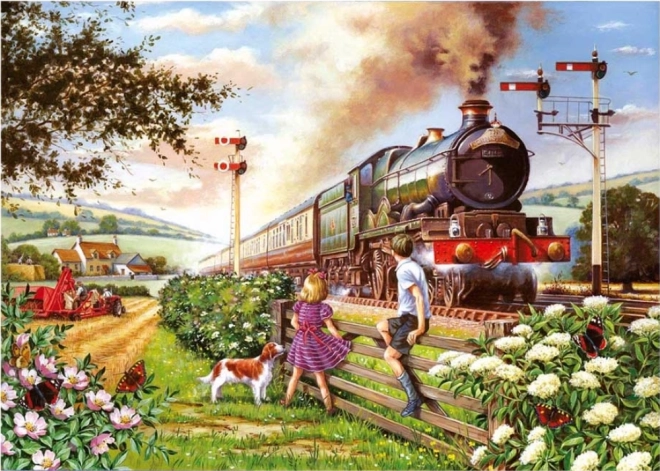Puzzle HOP Bambini ferroviari 500 pezzi