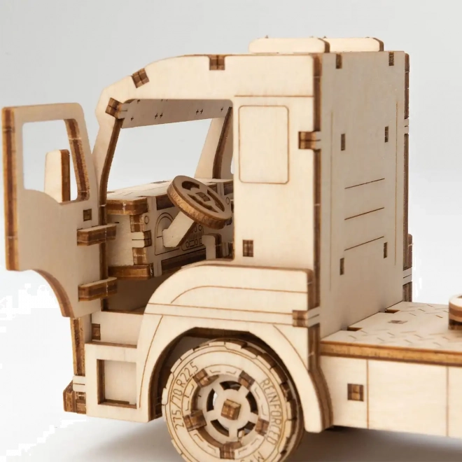 Puzzle 3D in legno Camion trasportatore di auto