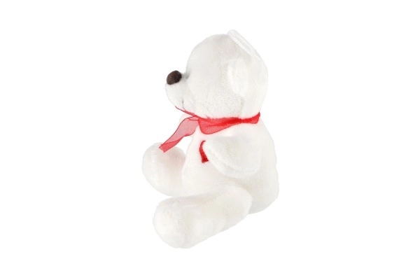 Orsetto seduto con fiocco in peluche 12cm